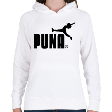 PRINTFASHION PUNA - Női kapucnis pulóver - Fehér