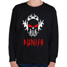 PRINTFASHION punish - Gyerek pulóver - Fekete