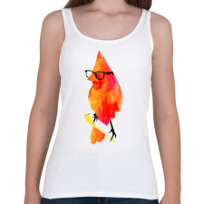 PRINTFASHION Punk birdy - Női atléta - Fehér női trikó