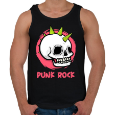 PRINTFASHION PUNK ROCK - Férfi atléta - Fekete atléta, trikó