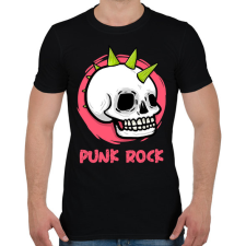 PRINTFASHION PUNK ROCK - Férfi póló - Fekete férfi póló