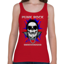 PRINTFASHION Punk rock - Női atléta - Cseresznyepiros női trikó