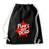 PRINTFASHION Punk's not dead - Sportzsák, Tornazsák - Fekete