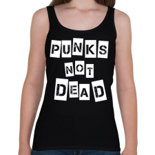 PRINTFASHION Punks not dead - Női atléta - Fekete női trikó