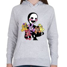 PRINTFASHION puppet - Női kapucnis pulóver - Sport szürke női pulóver, kardigán