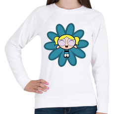PRINTFASHION Puszedli - Női pulóver - Fehér