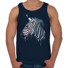 PRINTFASHION Pusztulás - Férfi atléta - Sötétkék