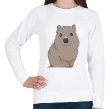 PRINTFASHION Qoukka - Női pulóver - Fehér női pulóver, kardigán