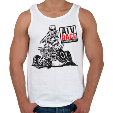 PRINTFASHION quad - Férfi atléta - Fehér