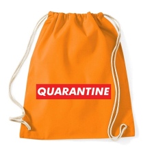 PRINTFASHION Quarantine  - Sportzsák, Tornazsák - Narancssárga tornazsák