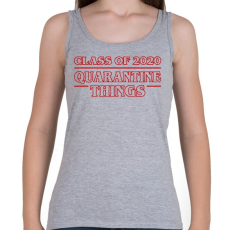 PRINTFASHION Quarantine things - Női atléta - Sport szürke