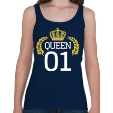 PRINTFASHION QUEEN 01 - Női atléta - Sötétkék