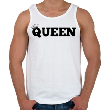 PRINTFASHION Queen - Férfi atléta - Fehér atléta, trikó