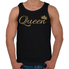 PRINTFASHION Queen  - Férfi atléta - Fekete atléta, trikó