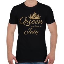 PRINTFASHION Queen  - Férfi póló - Fekete férfi póló