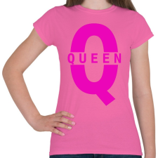 PRINTFASHION QUEEN - Női póló - Rózsaszín női póló