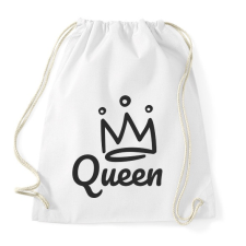 PRINTFASHION Queen - páros minta - Sportzsák, Tornazsák - Fehér tornazsák