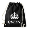 PRINTFASHION Queen  - Sportzsák, Tornazsák - Fekete