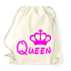 PRINTFASHION Queen - Sportzsák, Tornazsák - Natúr