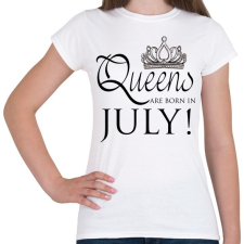 PRINTFASHION Queens - Női póló - Fehér női póló