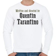 PRINTFASHION Quentin Tarantino - Férfi pulóver - Fehér férfi pulóver, kardigán
