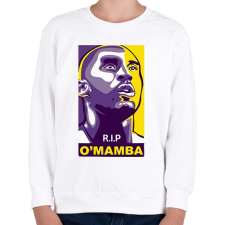 PRINTFASHION R.I.P. Mamba - Gyerek pulóver - Fehér gyerek pulóver, kardigán