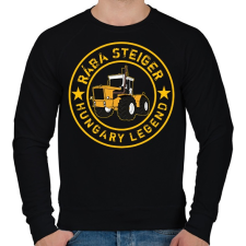 PRINTFASHION Rába steiger hungary legend - Férfi pulóver - Fekete férfi pulóver, kardigán