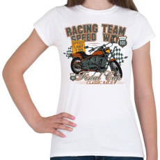 PRINTFASHION racing team - Női póló - Fehér