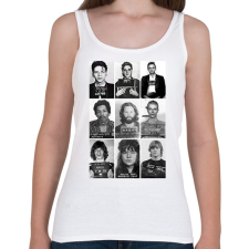 PRINTFASHION Rács mögött. - Női atléta - Fehér női trikó