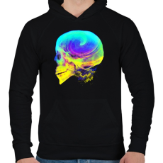 PRINTFASHION Radikális gondolatok - Férfi kapucnis pulóver - Fekete