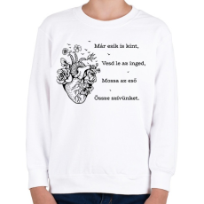 PRINTFASHION Radnóti Miklós - Bájoló - Gyerek pulóver - Fehér