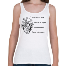 PRINTFASHION Radnóti Miklós - Bájoló - Női atléta - Fehér női trikó