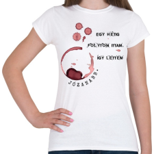 PRINTFASHION Radnóti Miklós - Péntek - Női póló - Fehér női póló