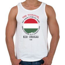 PRINTFASHION Radnóti - Nem tudhatom... - Férfi atléta - Fehér atléta, trikó