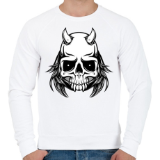 PRINTFASHION Ragadozó - Férfi pulóver - Fehér