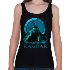 PRINTFASHION RAGNAR - Női atléta - Fekete női trikó