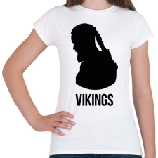 PRINTFASHION Ragnar - Vikings - Női póló - Fehér női póló