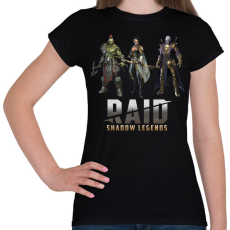 PRINTFASHION Raid: Shadow Legends - Női póló - Fekete