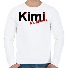 PRINTFASHION Raikkonen - Férfi pulóver - Fehér