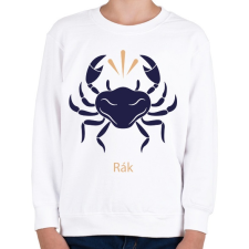 PRINTFASHION Rák minta - Gyerek pulóver - Fehér gyerek pulóver, kardigán