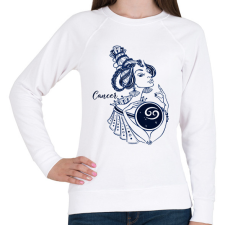 PRINTFASHION rák - Női pulóver - Fehér női pulóver, kardigán