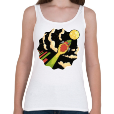 PRINTFASHION Rakéta - Női atléta - Fehér