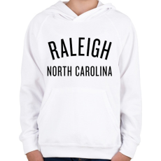 PRINTFASHION Raleigh - Gyerek kapucnis pulóver - Fehér