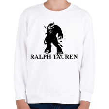 PRINTFASHION Ralph Tauren - Gyerek pulóver - Fehér gyerek pulóver, kardigán