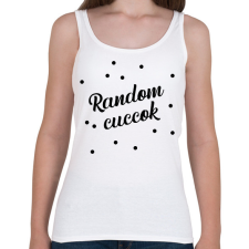 PRINTFASHION Random cuccok - Táska minta - Női atléta - Fehér női trikó