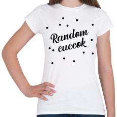 PRINTFASHION Random cuccok - Táska minta - Női póló - Fehér