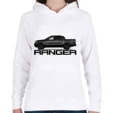 PRINTFASHION Ranger - Női kapucnis pulóver - Fehér női pulóver, kardigán