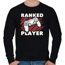 PRINTFASHION Ranked Player - Férfi pulóver - Fekete férfi pulóver, kardigán