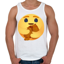 PRINTFASHION Rántott hús - Férfi atléta - Fehér atléta, trikó