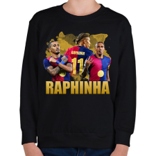 PRINTFASHION raphinha - Gyerek pulóver - Fekete gyerek pulóver, kardigán